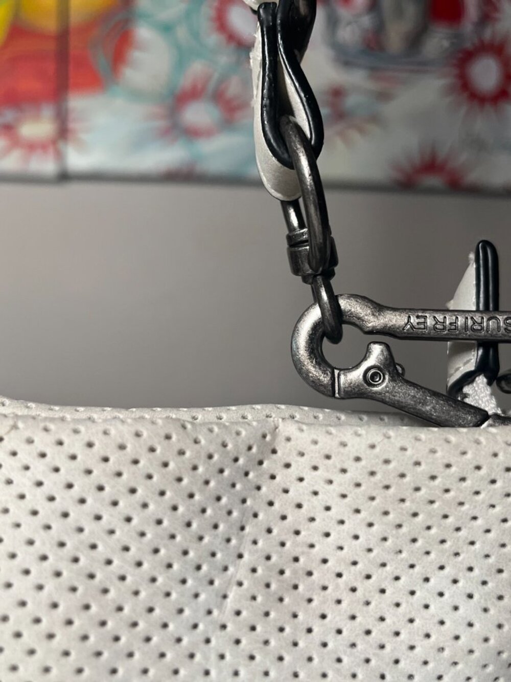 SURI FREY White Perforated Crossbody Bag - Picture 4 of 13